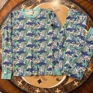 Hanna Andersson Under the Sea pajamas - size US 12 150cm